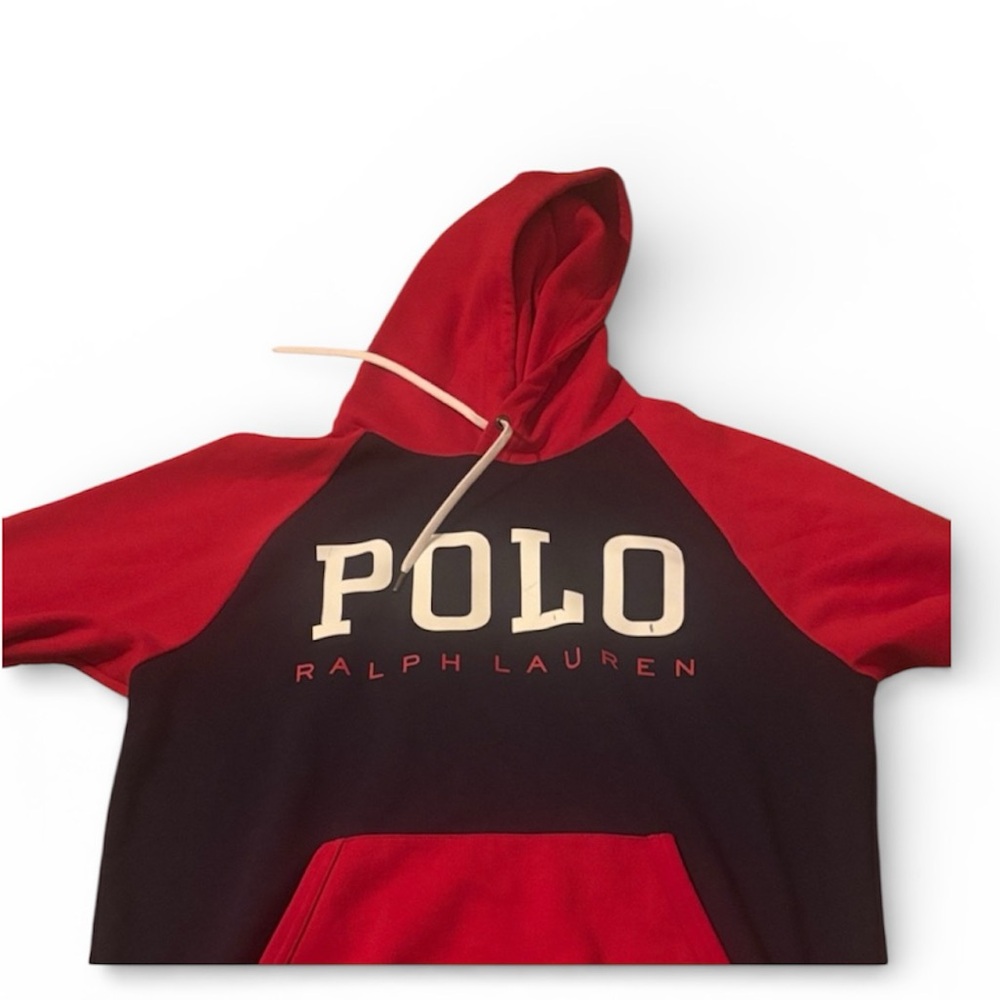 Polo by Ralph Lauren Red and Blue Hoodie